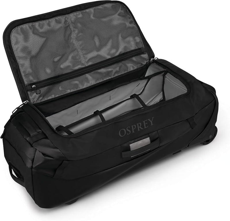 Load image into Gallery viewer, Black Osprey Transport Wheeled Duffel 120L Osprey Transport Wheeled Duffel 120L OSPREY
