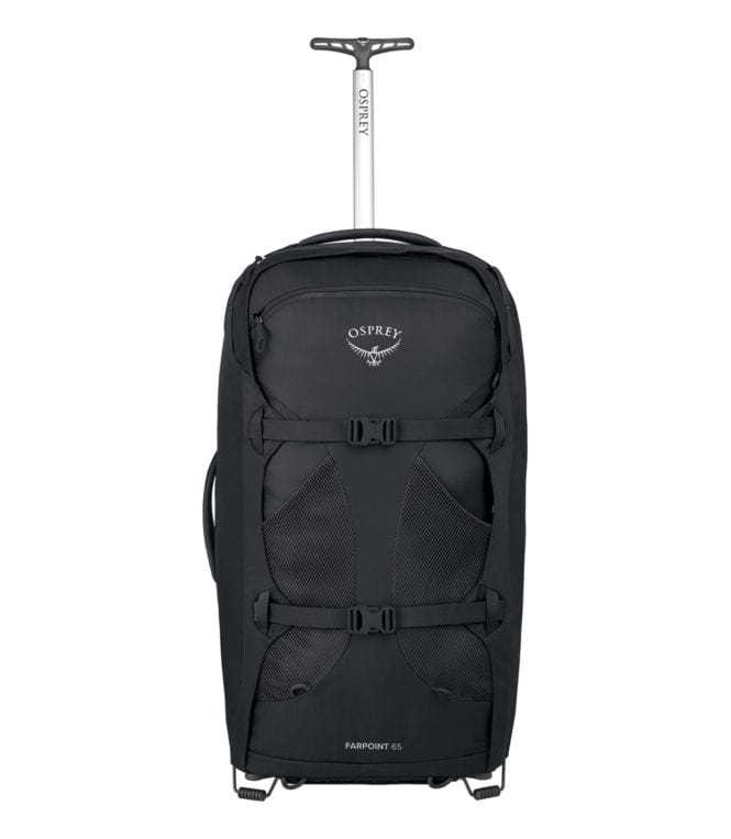 Load image into Gallery viewer, Black Osprey Women&#39;s Fairview Wheeled Travel Pack 65L Osprey Women&#39;s Fairview Wheeled Travel Pack 65L OSPREY
