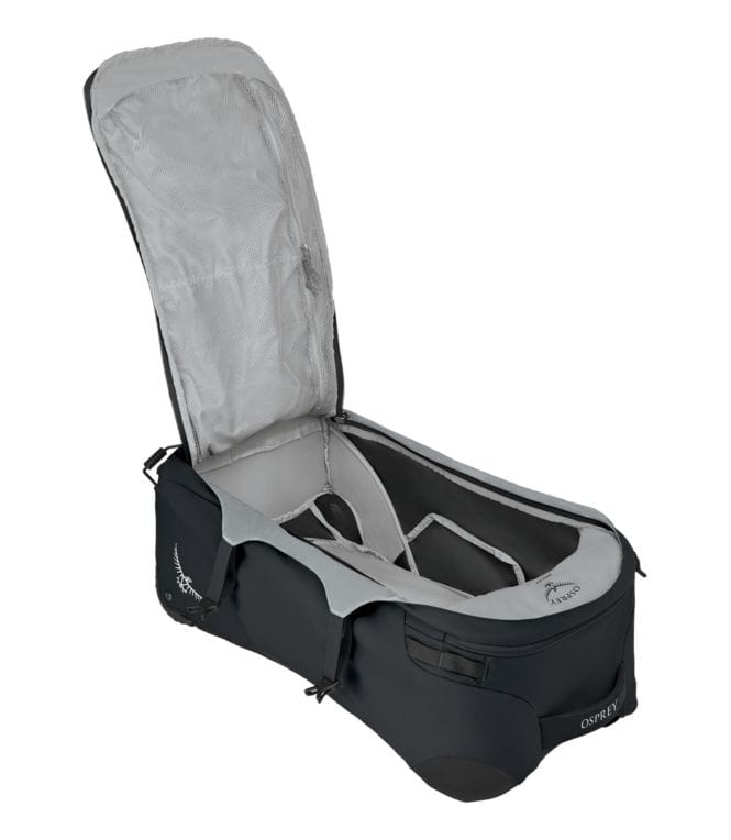Load image into Gallery viewer, Black Osprey Women&#39;s Fairview Wheeled Travel Pack 65L Osprey Women&#39;s Fairview Wheeled Travel Pack 65L OSPREY
