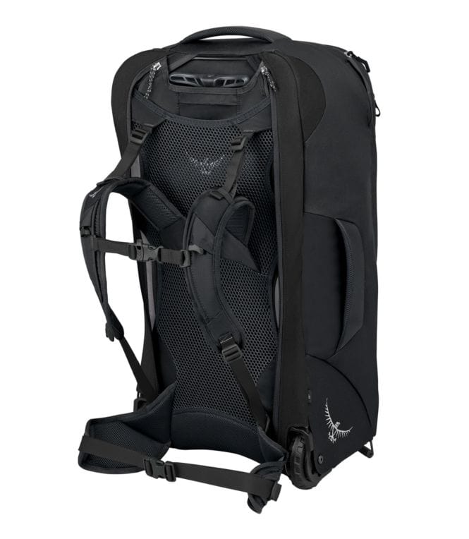 Load image into Gallery viewer, Black Osprey Women&#39;s Fairview Wheeled Travel Pack 65L Osprey Women&#39;s Fairview Wheeled Travel Pack 65L OSPREY
