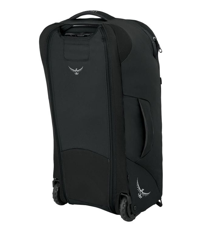 Load image into Gallery viewer, Black Osprey Women&#39;s Fairview Wheeled Travel Pack 65L Osprey Women&#39;s Fairview Wheeled Travel Pack 65L OSPREY
