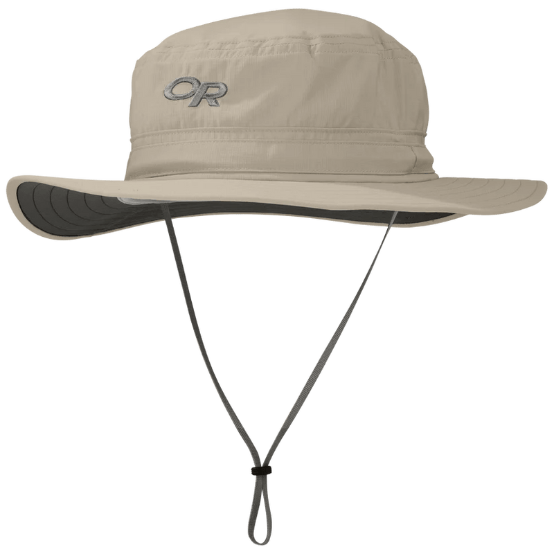 Load image into Gallery viewer, Khaki / MED Outdoor Research Helios Sun Hat - Men&#39;s Outdoor Research
