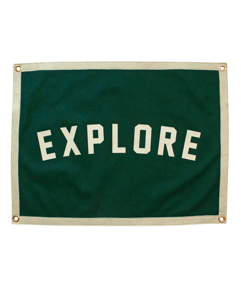 Load image into Gallery viewer, Oxford Pennant Explore Camp Flag Oxford Pennant
