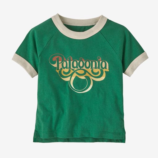 Range Rambler: Gather Green / 2T Patagonia Baby Ringer T-Shirt - Little Kids' Patagonia Inc