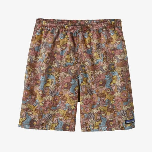 Load image into Gallery viewer, Together: Trip Brown / SM Patagonia Baggies Longs 7&quot; Shorts - Men&#39;s PATAGONIA INC
