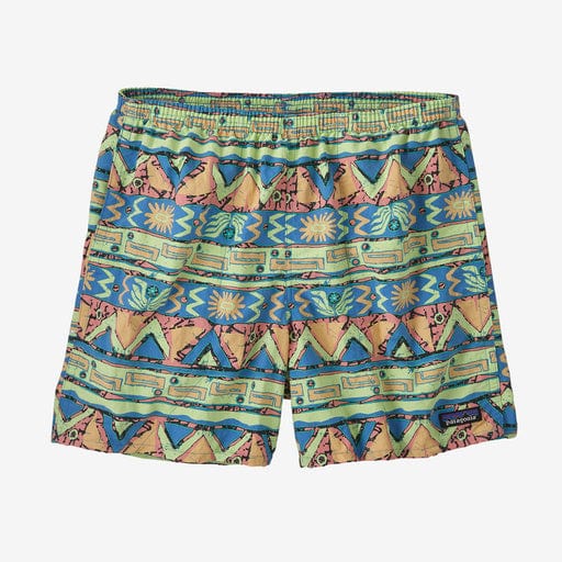 Load image into Gallery viewer, High Hopes Geo: Salamander Green / SM Patagonia Baggies Shorts - 5&quot; - Men&#39;s Patagonia Inc
