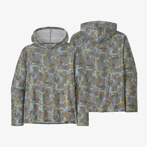Lands and Waters: Light Plume Grey / SM Patagonia Capilene Cool Daily Hoody - Men's PATAGONIA INC