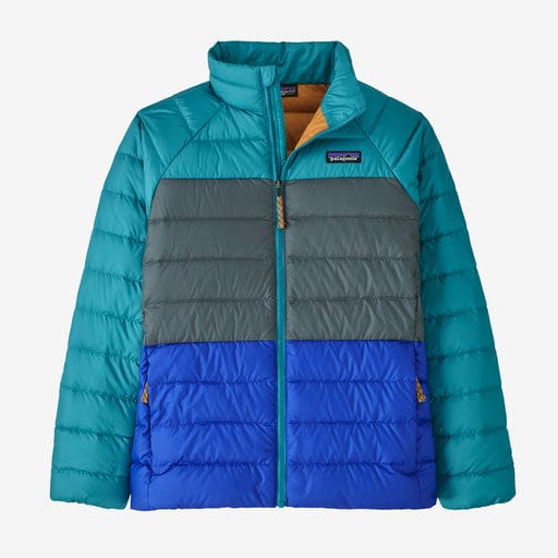 Load image into Gallery viewer, Belay Blue / Youth MED Patagonia Down Sweater Jacket - Kids&#39; Patagonia Inc
