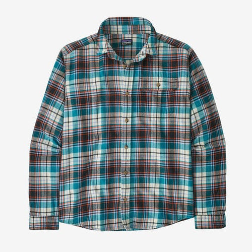 Lavas: Belay Blue / SM Patagonia Fjord Flannel Longsleeve  Shirt - Men's Patagonia Inc