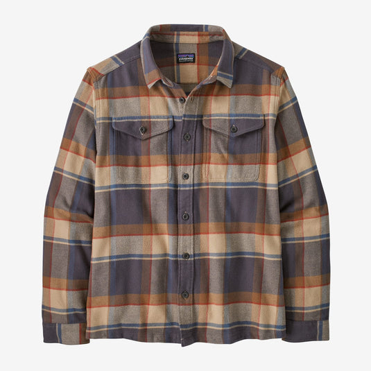 Sunrise Ridge: Forge Grey / SM Patagonia Fjord Flannel Shirt - Men's Patagonia Fjord Flannel Shirt - Men's Patagonia Inc