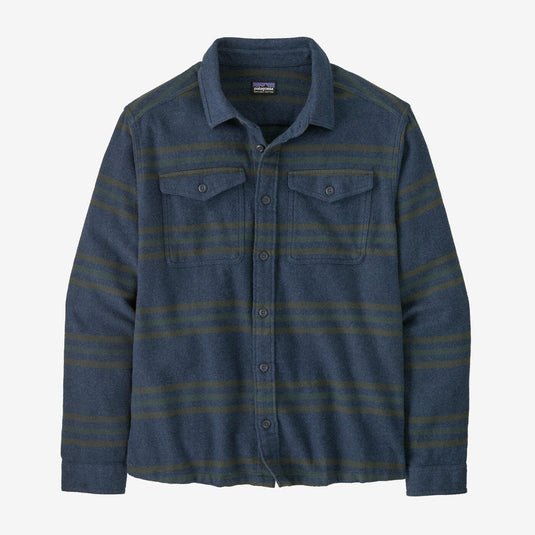 Treelined: Smolder Blue / SM Patagonia Fjord Flannel Shirt - Men's Patagonia Fjord Flannel Shirt - Men's Patagonia Inc