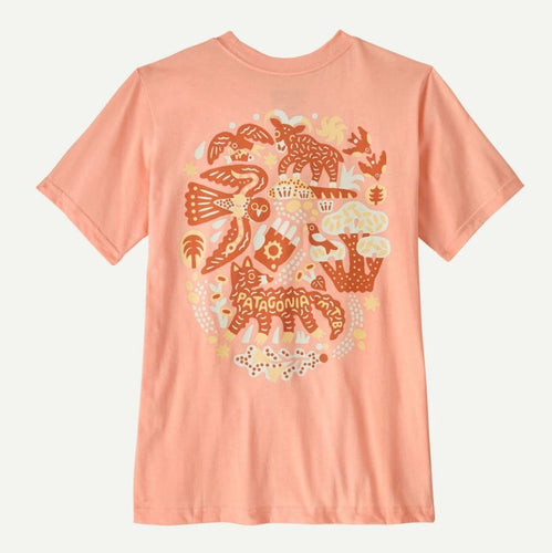 Tready to Roll: Sunlit Pink / SM Patagonia Kid's Graphic T-shirt in Tready to Roll: Sunlit Pink Patagonia Kid's Graphic T-shirt in Tready to Roll: Sunlit Pink Patagonia Inc