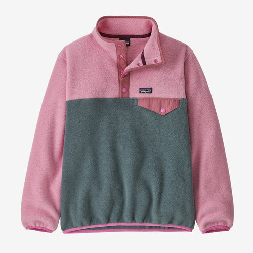 Nouveau Green / Youth XS Patagonia Lightweight Synchilla Snap-T Fleece Pullover - Girl's Patagonia Inc