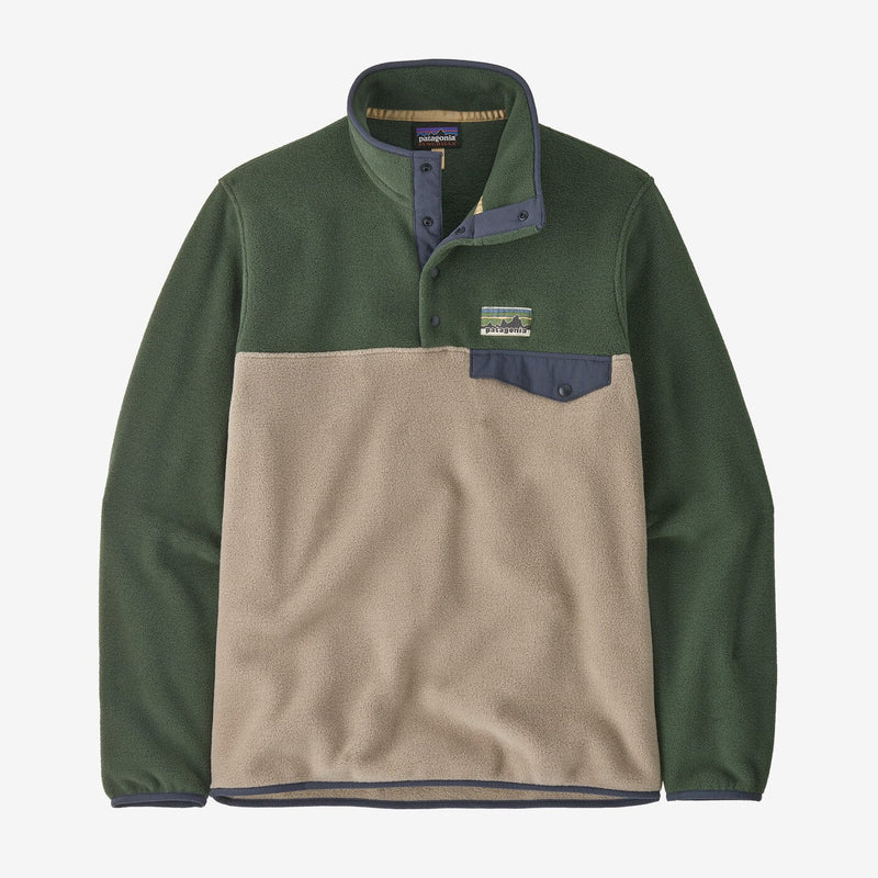 Load image into Gallery viewer, Seabird Grey / SM Patagonia Lightweight Synchilla Snap-T Fleece Pullover - Men&#39;s Patagonia Lightweight Synchilla Snap-T Fleece Pullover - Men&#39;s Patagonia Inc
