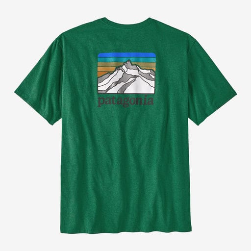 Load image into Gallery viewer, Gather Green / SM Patagonia Line Logo Ridge Pocket Tee - Men&#39;s Patagonia Inc
