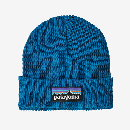 P-6 Logo: Endless Blue Patagonia Logo Beanie - Kids' Patagonia Inc