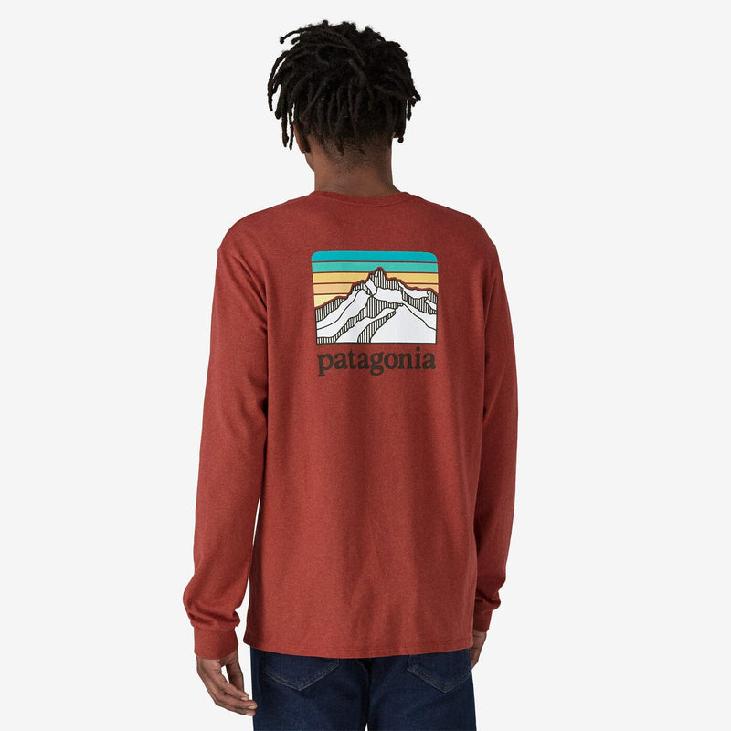 Load image into Gallery viewer, Patagonia Longsleeve Line Logo Ridge Responsibili-Tee - Men&#39;s Patagonia Inc
