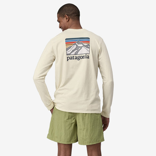 Patagonia Longsleeve Line Logo Ridge Responsibili-Tee - Men's Patagonia Longsleeve Line Logo Ridge Responsibili-Tee - Men's Patagonia Inc