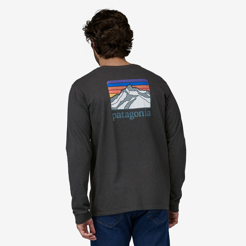 Load image into Gallery viewer, Patagonia Longsleeve Line Logo Ridge Responsibili-Tee - Men&#39;s Patagonia Longsleeve Line Logo Ridge Responsibili-Tee - Men&#39;s Patagonia Inc
