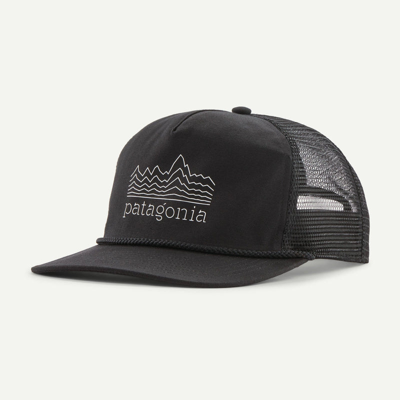 Load image into Gallery viewer, Strata Stencil: Black Patagonia Men&#39;s Airfarer Cap Patagonia Men&#39;s Airfarer Cap Patagonia Inc
