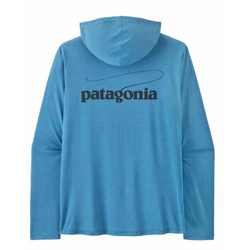 Blue / SM Patagonia Men's Capilene Cool Daily Hoody Casting in Blue Patagonia Men's Capilene Cool Daily Hoody Casting in Blue Patagonia Inc