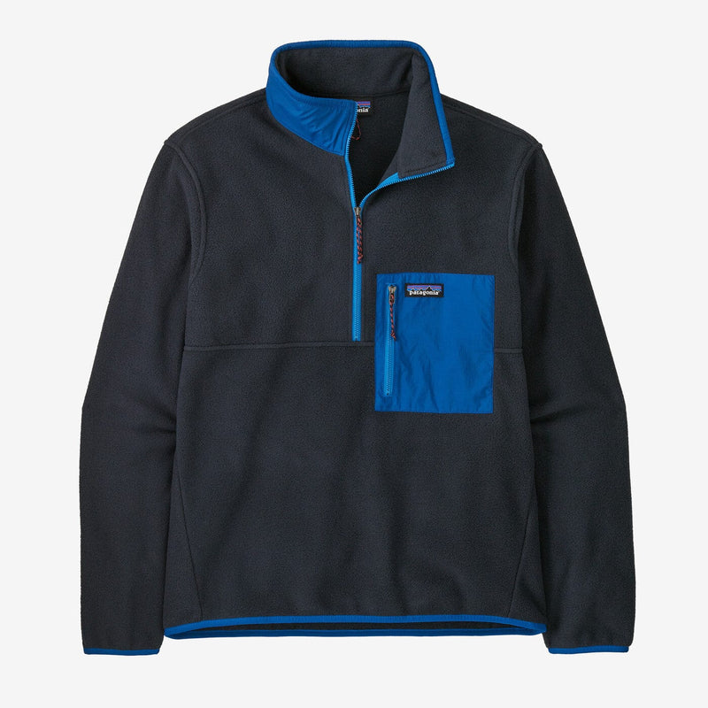 Load image into Gallery viewer, Pitch Blue w/Endless Blue / SM Patagonia Microdini 1/2-Zip Fleece Pullover - Men&#39;s Patagonia Inc
