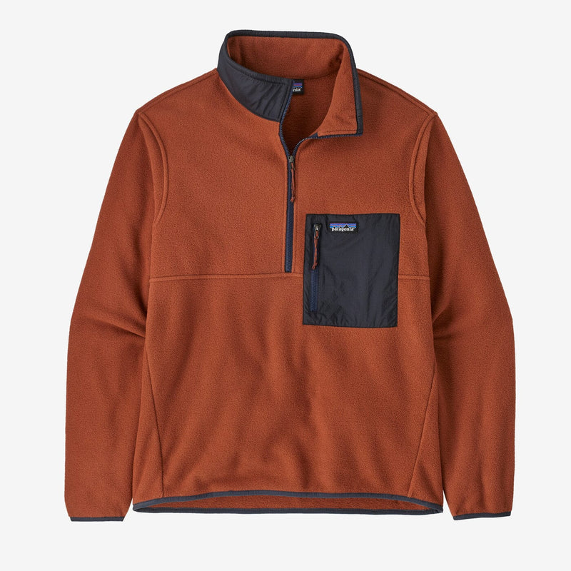 Load image into Gallery viewer, Burnished Red / SM Patagonia Microdini 1/2-Zip Fleece Pullover - Men&#39;s Patagonia Microdini 1/2-Zip Fleece Pullover - Men&#39;s Patagonia Inc
