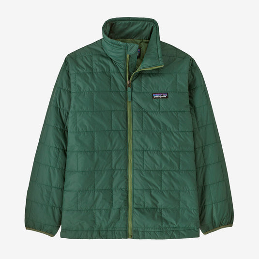 Conifer Green / SM Patagonia Nano Puff Brick Quilt Jacket - Kids' Patagonia Nano Puff Brick Quilt Jacket - Kids' Patagonia Inc