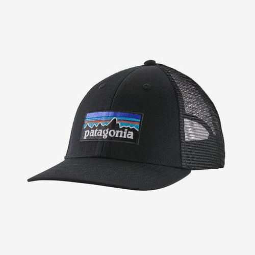 Black Patagonia P-6 Logo Lo-Pro Trucker Hat Patagonia Inc
