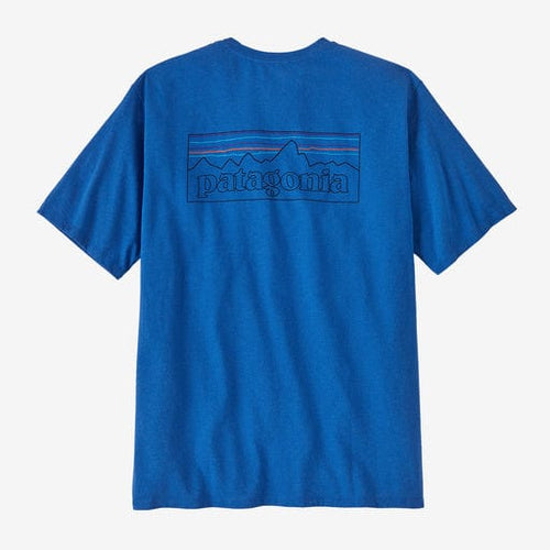 P-6 Outline: Vessel Blue / SM Patagonia P-6 Logo Responsibili-Tee - Men's Patagonia Inc