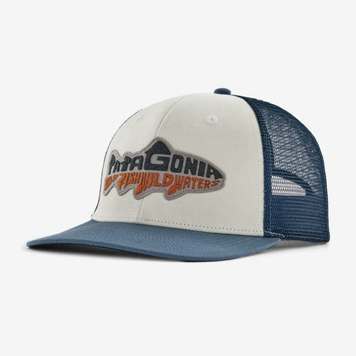 Wild Waterline: Utility Blue Patagonia Take A Stand Trucker Hat - Men's Patagonia Inc