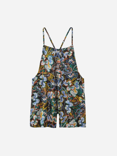 Load image into Gallery viewer, Undersea Black / XS Patagonia Women&#39;s Tidal Threads Romper in Undersea Black Patagonia Women&#39;s Tidal Threads Romper in Undersea Black Patagonia Inc
