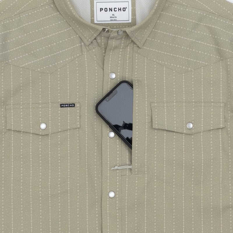 Load image into Gallery viewer, Poncho Men&#39;s Colorado Springs Shortsleeve - Regular Fit Poncho Men&#39;s Colorado Springs Shortsleeve - Regular Fit Poncho
