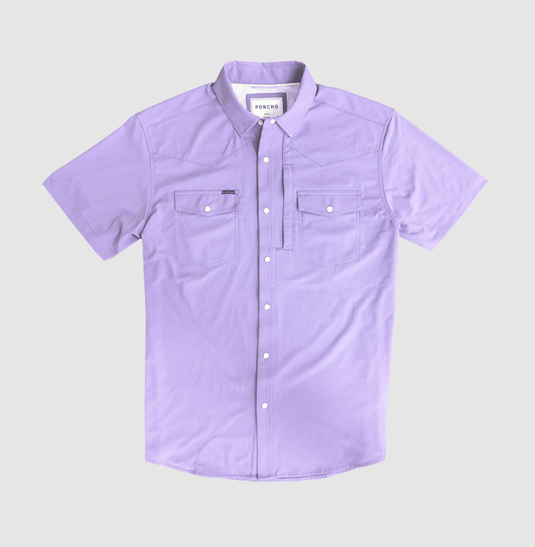 Powder Purple / SM Poncho Men's The Railhead in Powder Purple Poncho Men's The Railhead in Powder Purple Poncho
