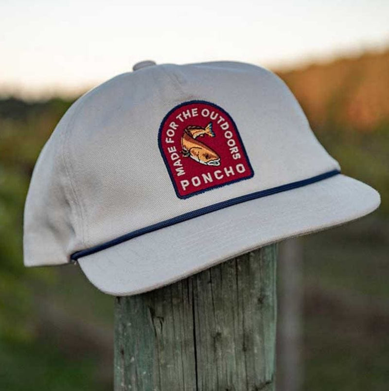 Load image into Gallery viewer, Poncho Redfish Rope Hat Poncho Redfish Rope Hat Poncho
