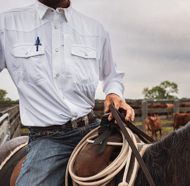 Load image into Gallery viewer, Poncho The Odessa Western Longsleeve Shirt - Men&#39;s Poncho The Odessa Western Longsleeve Shirt - Men&#39;s Poncho
