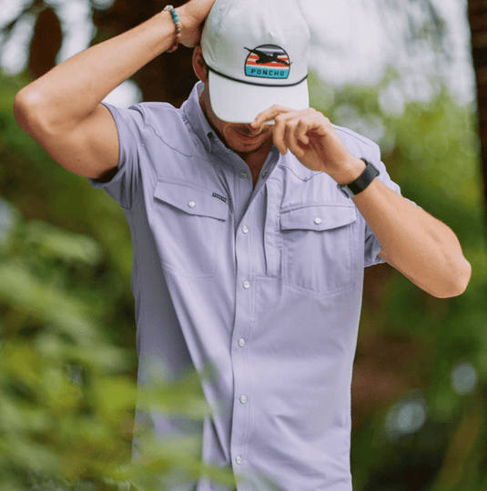 Poncho The Railhead Shortsleeve  - Slim Men's Poncho The Railhead Shortsleeve  - Slim Men's Poncho