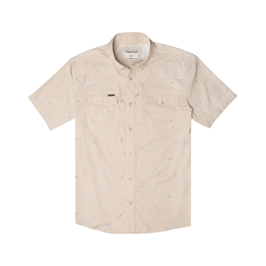 Tan Print / SM Poncho The Siesta Key - Regular Men's Poncho The Siesta Key - Regular Men's Poncho
