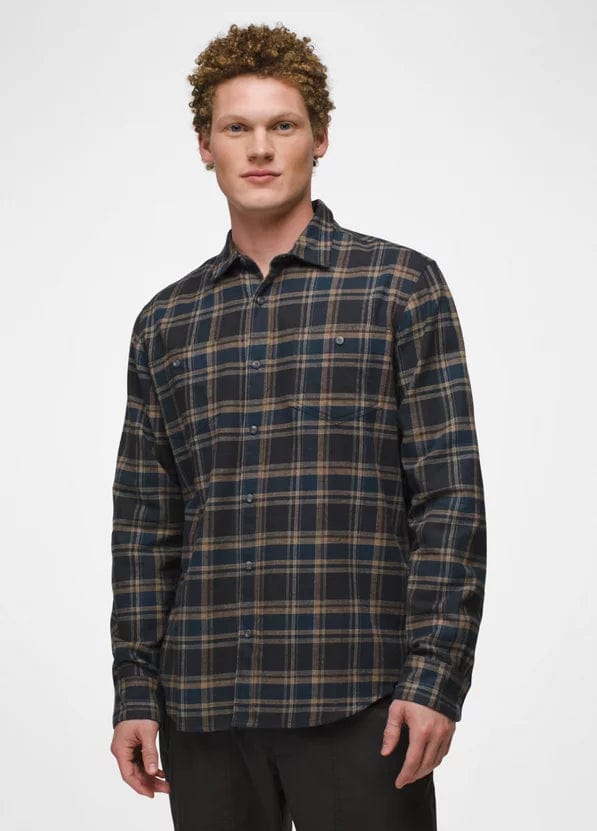 Load image into Gallery viewer, Stormy Night / MED prAna Dolberg Flannel Long Sleeve Shirt - Men&#39;s prAna Dolberg Flannel Long Sleeve Shirt - Men&#39;s Prana
