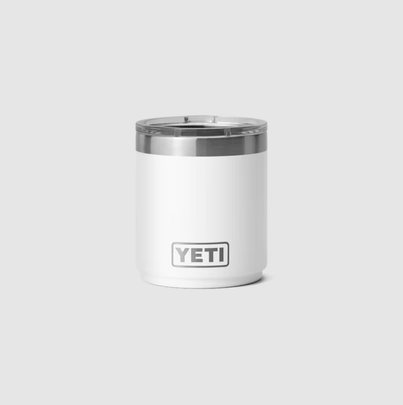 Load image into Gallery viewer, White Rambler 10oz Stackable Lowball with Magslider Lid Yeti Coolers
