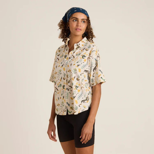 Roark Bless Up Shortsleeve Button Up Shirt - Women's Roark