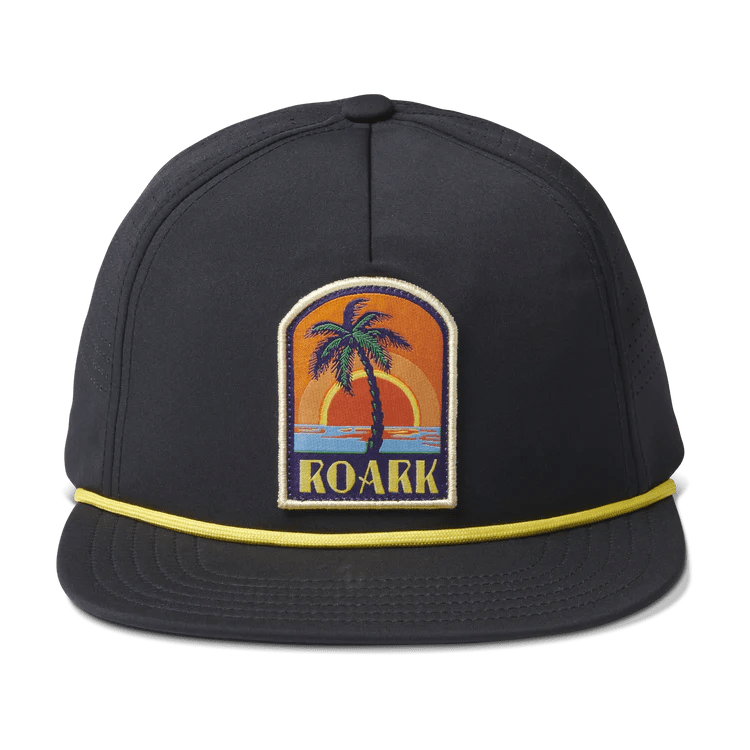 Load image into Gallery viewer, Black Roark Hybro Strapback Hat Roark
