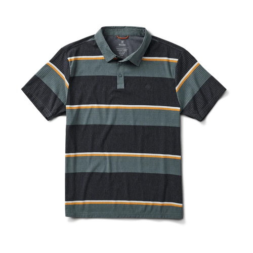 Forest Stripe / SM Roark Men's Bless Up Polo Roark Men's Bless Up Polo Roark