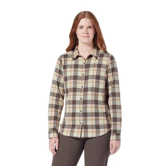 Everglade Timber Cove Pld / SM Royal Robbins Lieback Organic Cotton Flannel Long sleeve - Women's Royal Robbins