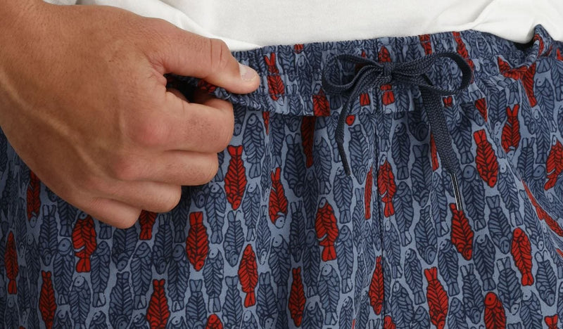 Load image into Gallery viewer, Royal Robbins Men&#39;s All In Short in Navy Fish Pt Royal Robbins Men&#39;s All In Short in Navy Fish Pt Royal Robbins
