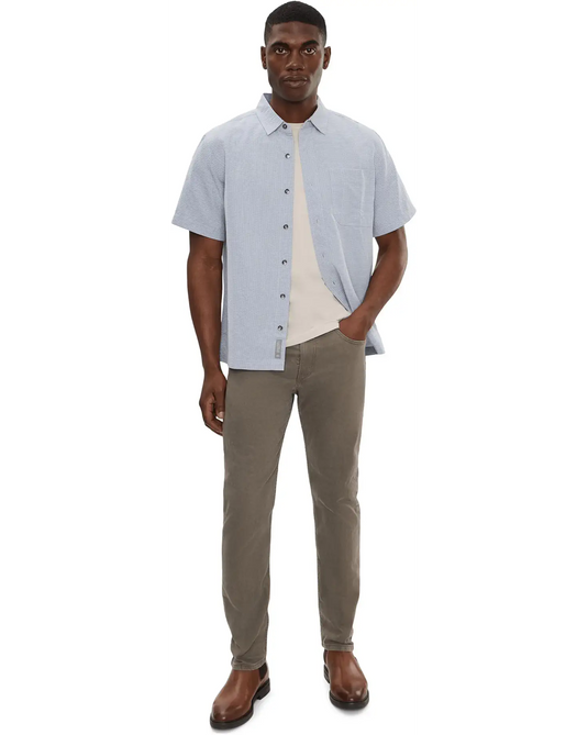 Royal Robbins Men's Desert Pucker Dry Short Sleeve in Misty Blue Royal Robbins Men's Desert Pucker Dry Short Sleeve in Misty Blue Royal Robbins