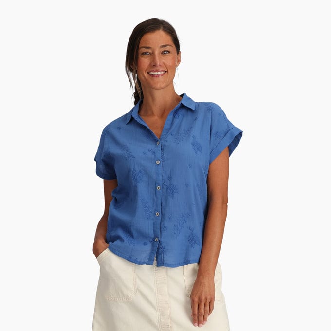 Load image into Gallery viewer, Chicory Blue / SM Royal Robbins Oasis Shortsleeve - Women&#39;s Royal Robbins
