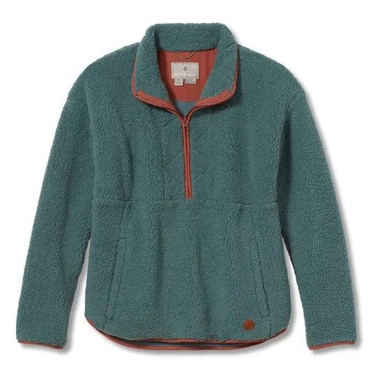 Sea Pine / SM Royal Robbins Urbanesque Sherpa 1/2 Zip - Women's Royal Robbins