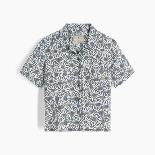 Deep Blue Caledonia / SM Royal Robbins Women's Camino Pucker Short Sleeve Royal Robbins Women's Camino Pucker Short Sleeve Royal Robbins