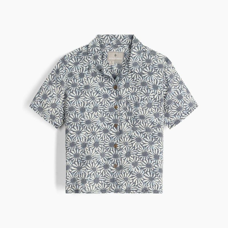 Load image into Gallery viewer, Deep Blue Caledonia / SM Royal Robbins Women&#39;s Camino Pucker Short Sleeve Royal Robbins Women&#39;s Camino Pucker Short Sleeve Royal Robbins
